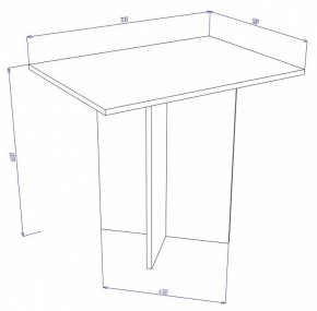 Стол журнальный Cross СЖ4 в Качканаре - kachkanar.mebel24.online | фото 3
