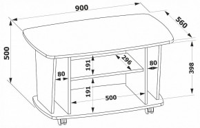 Стол журнальный СЖ-3 в Качканаре - kachkanar.mebel24.online | фото 3