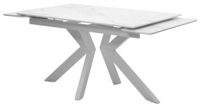 Стол Кентукки 3 140 БЕЛЫЙ МРАМОР, стекло / БЕЛЫЙ, М-City в Качканаре - kachkanar.mebel24.online | фото 8