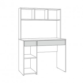 Стол компьютерный 12.77 F Комфорт (Сатин 7045 PE) в Качканаре - kachkanar.mebel24.online | фото 3