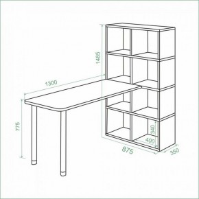 Стол компьютерный Bartolo в Качканаре - kachkanar.mebel24.online | фото 2