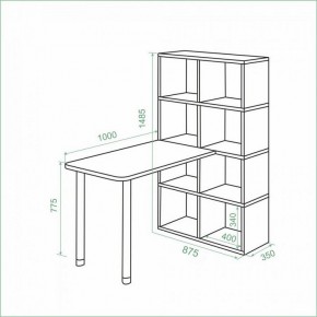 Стол компьютерный Bartolo в Качканаре - kachkanar.mebel24.online | фото 2