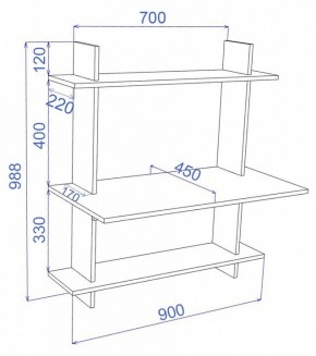 Стол компьютерный Cross СтТ3 в Качканаре - kachkanar.mebel24.online | фото 2