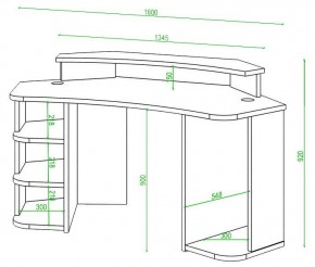 Стол компьютерный Домино Lite СК-160 в Качканаре - kachkanar.mebel24.online | фото 2