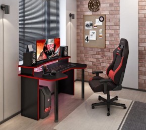 Стол компьютерный Домино Lite СКЛ-Игр140+НКИЛ140 в Качканаре - kachkanar.mebel24.online | фото 2