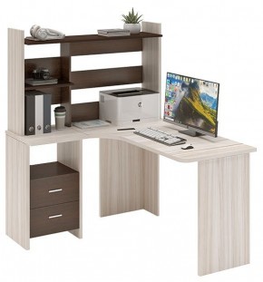 Стол компьютерный Домино Lite СКЛ-Угл130+НКЛ-120 в Качканаре - kachkanar.mebel24.online | фото 2