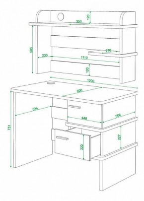 Стол компьютерный Домино нельсон СД-15 в Качканаре - kachkanar.mebel24.online | фото 3