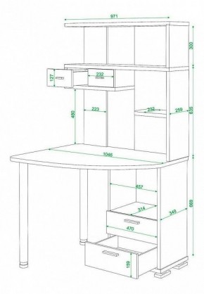 Стол компьютерный Домино нельсон СК-20 в Качканаре - kachkanar.mebel24.online | фото 5