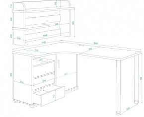 Стол компьютерный Домино нельсон СР-145М в Качканаре - kachkanar.mebel24.online | фото 2