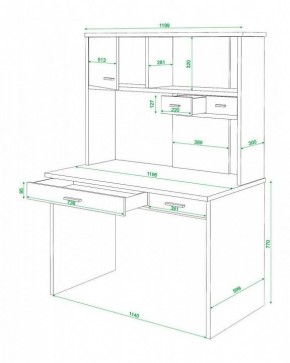 Стол компьютерный Домино СК-60 в Качканаре - kachkanar.mebel24.online | фото 2