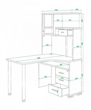 Стол компьютерный Домино СР-130 в Качканаре - kachkanar.mebel24.online | фото 5