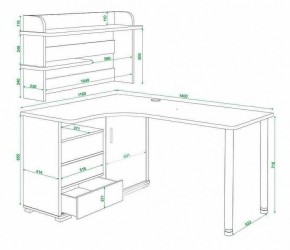 Стол компьютерный Домино СР-145М в Качканаре - kachkanar.mebel24.online | фото 5