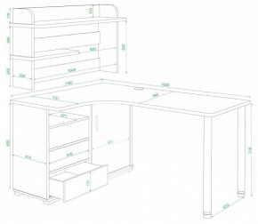 Стол компьютерный Домино СР-145М в Качканаре - kachkanar.mebel24.online | фото 2