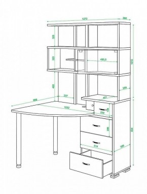 Стол компьютерный Домино СР-320 в Качканаре - kachkanar.mebel24.online | фото 5