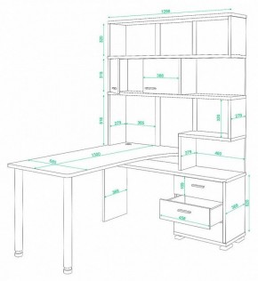 Стол компьютерный Домино СР-420/130 в Качканаре - kachkanar.mebel24.online | фото 2