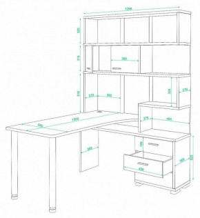 Стол компьютерный Домино СР-420/150 в Качканаре - kachkanar.mebel24.online | фото 2