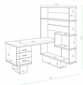 Стол компьютерный Домино СР-520 в Качканаре - kachkanar.mebel24.online | фото 2