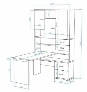 Стол компьютерный Домино СР-620/140 в Качканаре - kachkanar.mebel24.online | фото 3