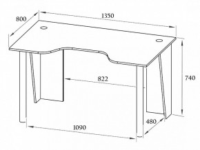 Стол компьютерный КСТ-18 в Качканаре - kachkanar.mebel24.online | фото 3