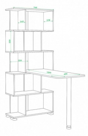 Стол компьютерный СЛ-5СТ в Качканаре - kachkanar.mebel24.online | фото 2