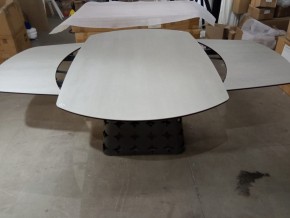 Стол LORENS 150 TL-58 поворотная система раскладки, испанская керамика / Темно-серый, ®DISAUR в Качканаре - kachkanar.mebel24.online | фото 2