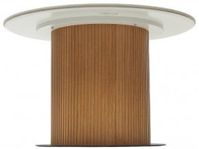 Стол MESA D120 цвет БЕЛЫЙ МРАМОР M326 / Каркас OAK, ®DISAUR в Качканаре - kachkanar.mebel24.online | фото 8