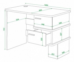 Стол письменный Домино СД-15С в Качканаре - kachkanar.mebel24.online | фото 4
