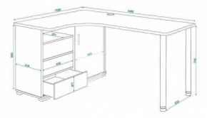 Стол письменный Домино СР-145СМ в Качканаре - kachkanar.mebel24.online | фото 5