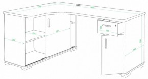 Стол письменный Домино СР-160М в Качканаре - kachkanar.mebel24.online | фото 2
