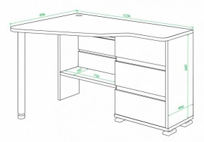 Стол письменный Домино СР-322С в Качканаре - kachkanar.mebel24.online | фото 2