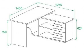 Стол письменный КСТ-109П в Качканаре - kachkanar.mebel24.online | фото 3
