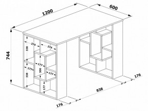 Стол письменный СПм-15 в Качканаре - kachkanar.mebel24.online | фото 3