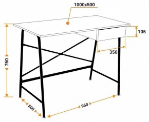 Стол письменный WD-12 в Качканаре - kachkanar.mebel24.online | фото 10