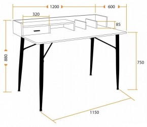 Стол письменный WD-13 в Качканаре - kachkanar.mebel24.online | фото