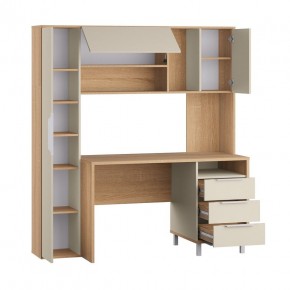 Стол рабочий 12.95 N Комфорт (Дуб сонома, Сатин 7045 PE) в Качканаре - kachkanar.mebel24.online | фото 2