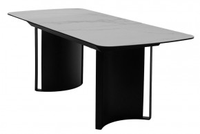 Стол RASMUS 160 TL-45 Белый мрамор, испанская керамика / черный каркас, ®DISAUR в Качканаре - kachkanar.mebel24.online | фото 4