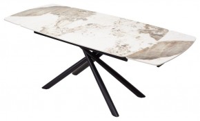 Стол RIVOLI 140 GLOSS LUXURY PANDORA SOLID CERAMIC / BLACK, ®DISAUR в Качканаре - kachkanar.mebel24.online | фото 2