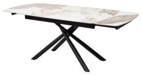 Стол RIVOLI 140 GLOSS LUXURY PANDORA SOLID CERAMIC / BLACK, ®DISAUR в Качканаре - kachkanar.mebel24.online | фото 7