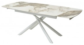 Стол RIVOLI 140 GLOSS LUXURY PANDORA SOLID CERAMIC / WHITE, ®DISAUR в Качканаре - kachkanar.mebel24.online | фото 5
