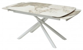 Стол RIVOLI 140 GLOSS LUXURY PANDORA SOLID CERAMIC / WHITE, ®DISAUR в Качканаре - kachkanar.mebel24.online | фото 9