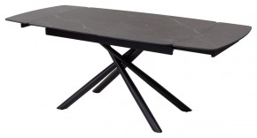 Стол RIVOLI 140 MATT BLACK MARBLE SOLID CERAMIC / BLACK, ®DISAUR в Качканаре - kachkanar.mebel24.online | фото 7