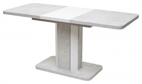 Стол STORK 120 Белый бетон/ Белый М-City в Качканаре - kachkanar.mebel24.online | фото 1