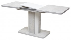 Стол STORK 120 Белый бетон/ Белый М-City в Качканаре - kachkanar.mebel24.online | фото 4