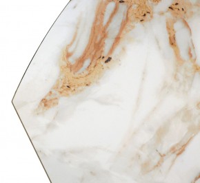 Стол TERAMO 135 GLOSS GRAND JADE SOLID CERAMIC, керамика, поворотн.механизм / Черный каркас, ®DISAUR в Качканаре - kachkanar.mebel24.online | фото 13