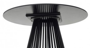 Стол TERNI 120 MATT BLACK MARBLE SOLID CERAMIC Черный мрамор матовый, керамика /Черн.каркас, ®DISAUR в Качканаре - kachkanar.mebel24.online | фото 6