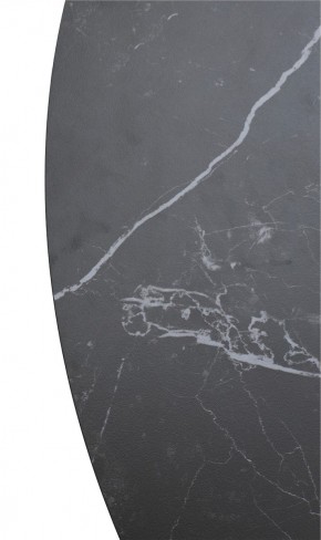 Стол TERNI 120 MATT BLACK MARBLE SOLID CERAMIC Черный мрамор матовый, керамика /Черн.каркас, ®DISAUR в Качканаре - kachkanar.mebel24.online | фото 9