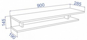 Стол туалетный Cross КП1 в Качканаре - kachkanar.mebel24.online | фото 2