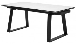 Стол VASTO 180 MARBLES KL-99 Белый мрамор матовый, итальянская керамика/ черный каркас, ®DISAUR в Качканаре - kachkanar.mebel24.online | фото