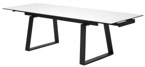 Стол VASTO 180 MARBLES KL-99 Белый мрамор матовый, итальянская керамика/ черный каркас, ®DISAUR в Качканаре - kachkanar.mebel24.online | фото 9