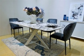 Стол VICENZA 220 BULGARI WHITE, керамика / белый, ®DISAUR в Качканаре - kachkanar.mebel24.online | фото 12